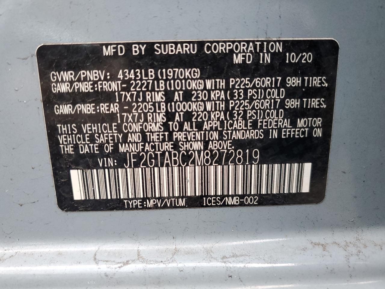 2021 Subaru XV - Image 14