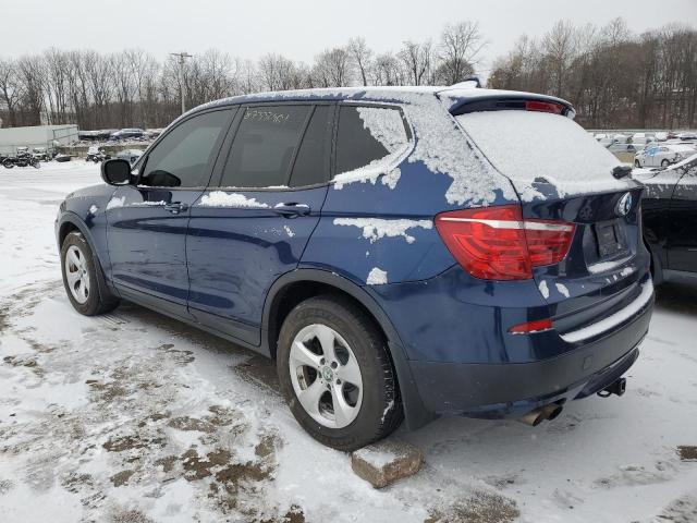  BMW X3 2012 Синий