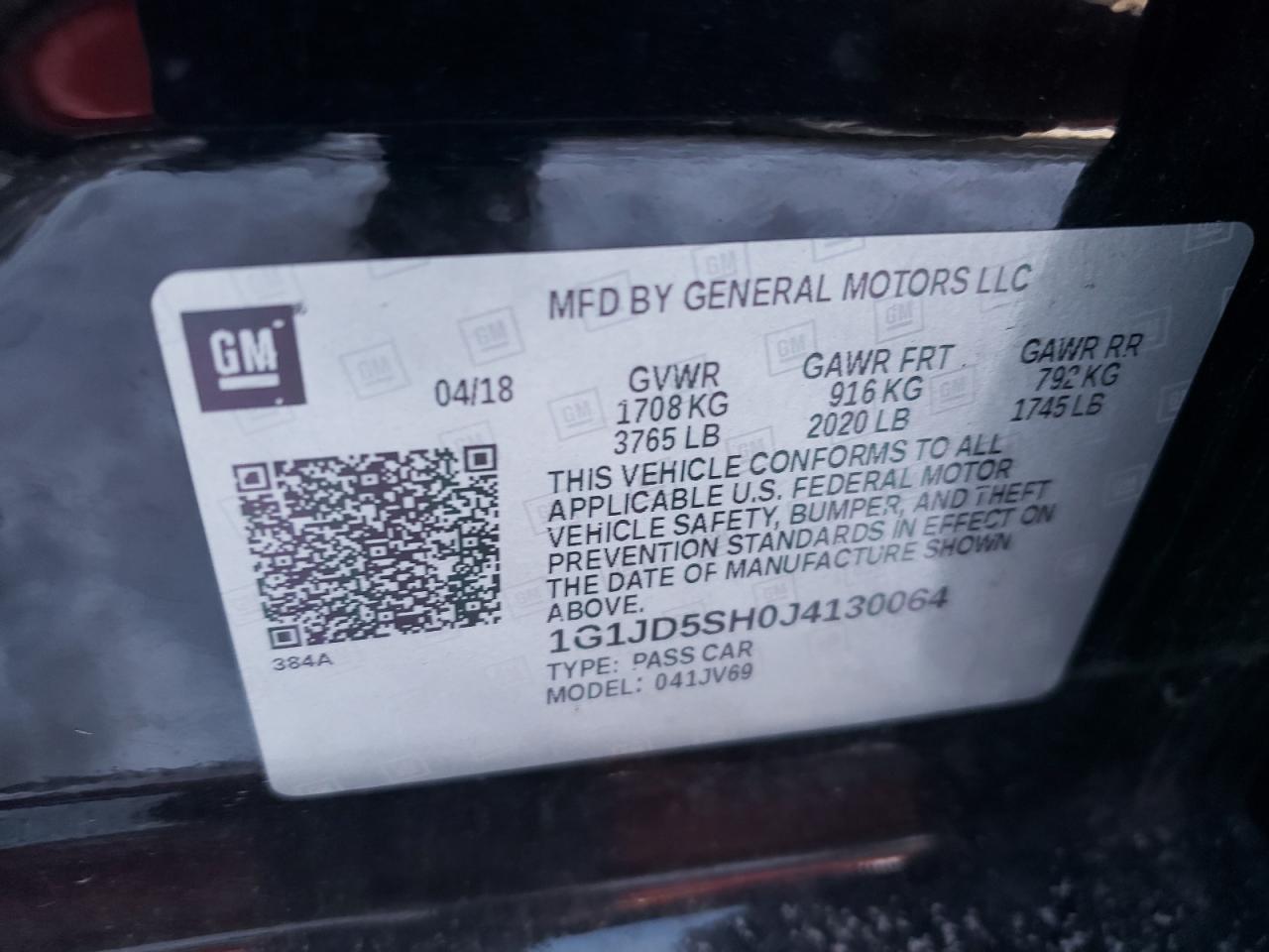 2018 Chevrolet Sonic - Image 12