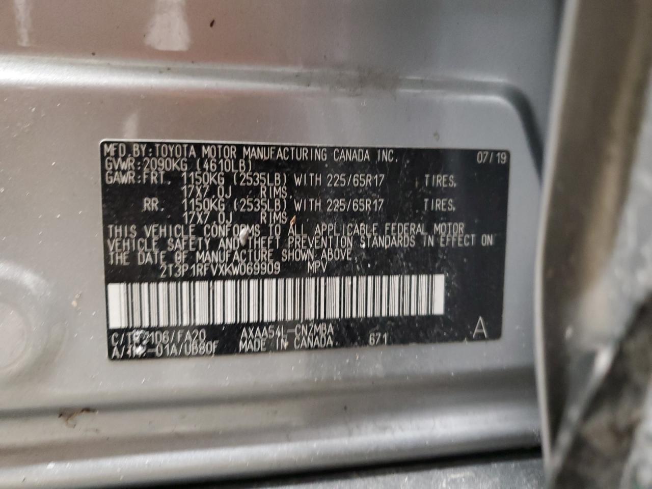 2019 Toyota RAV 4 - Image 13