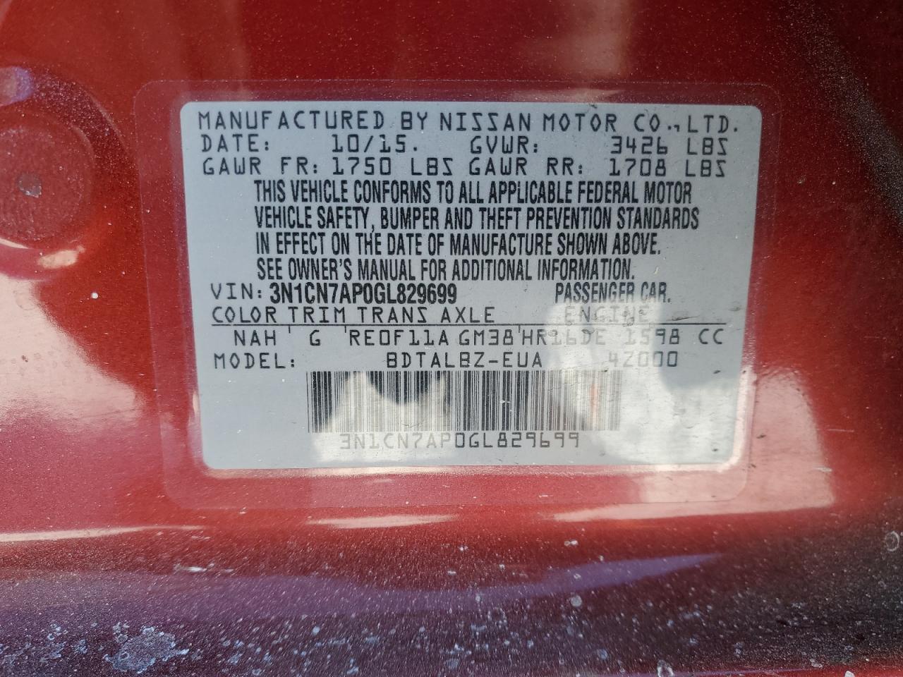 2016 Nissan Versa - Image 13