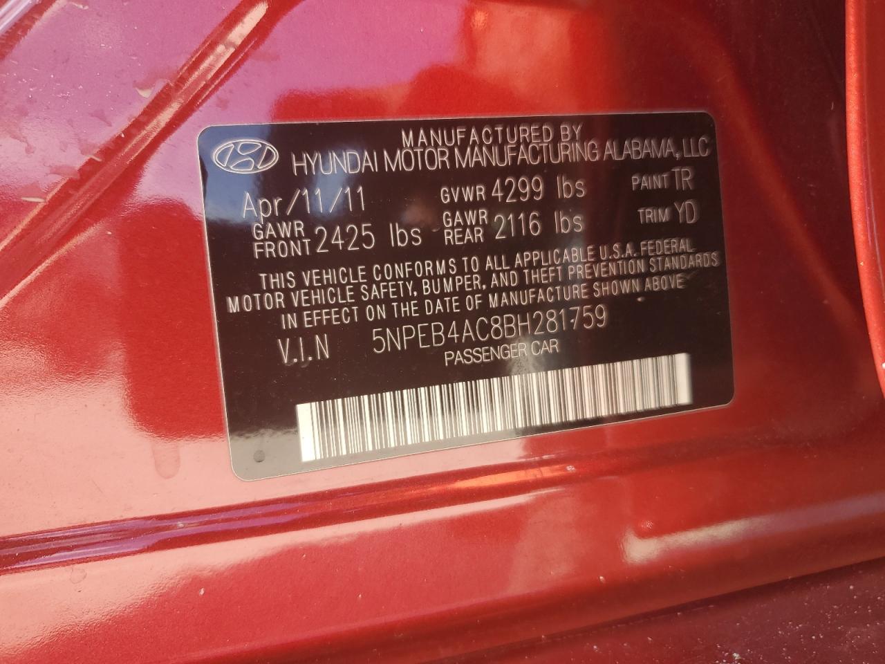 2011 Hyundai Sonata - Image 14