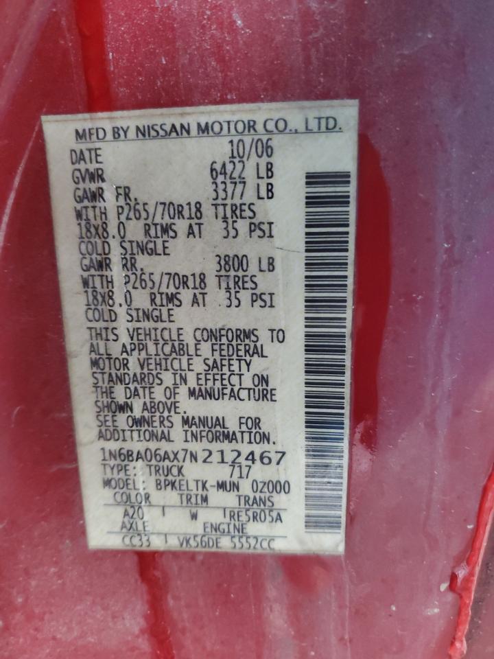 2007 Nissan Titan - Image 12