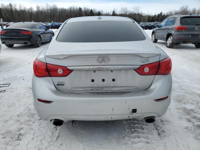  INFINITI Q50 2015 Серебристый