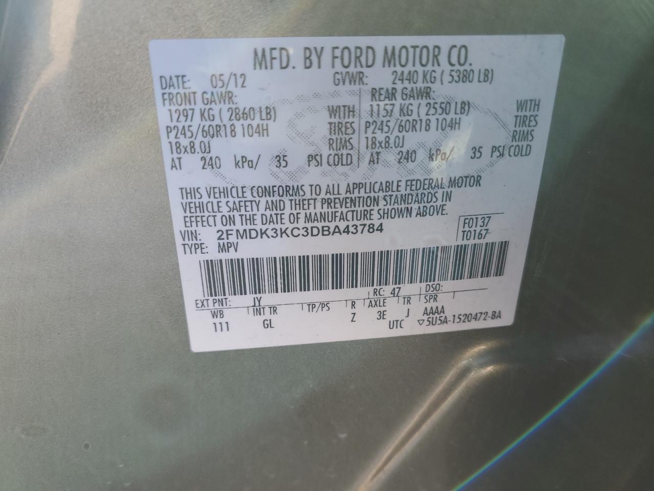 2013 Ford Edge - Image 13