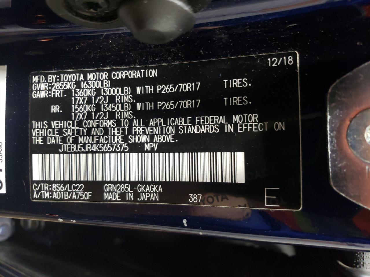 2019 Toyota 4Runner - Image 13