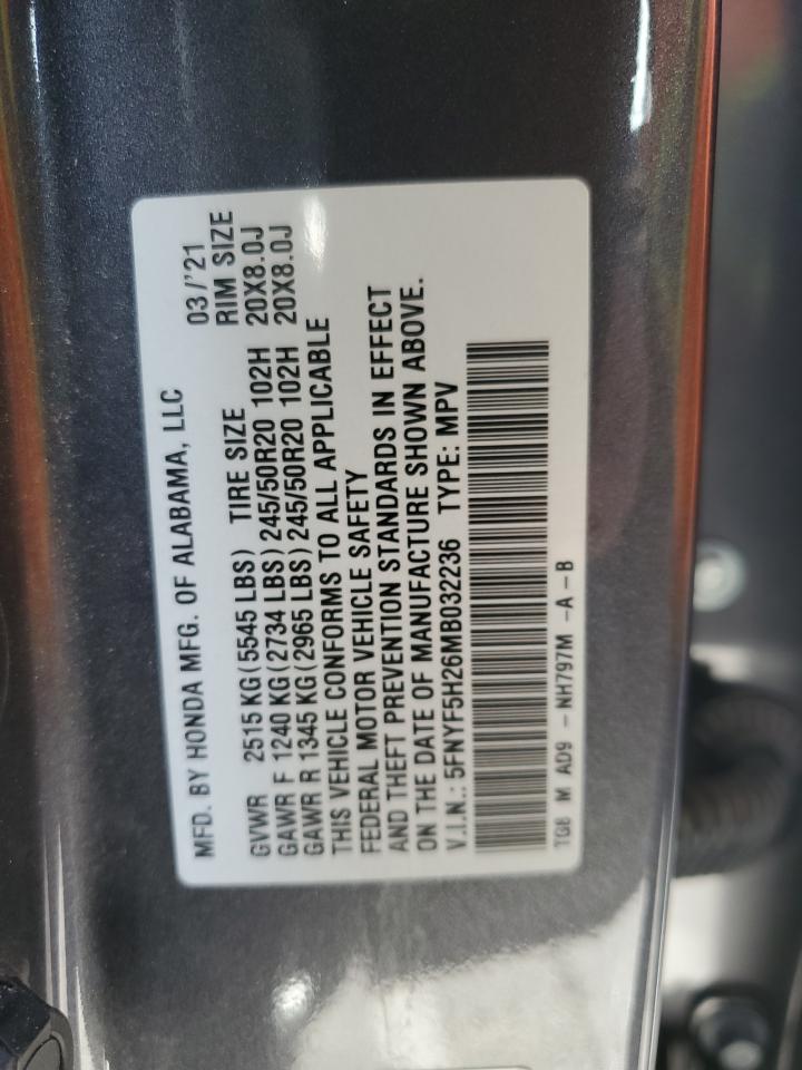 2021 Honda Pilot - Image 15