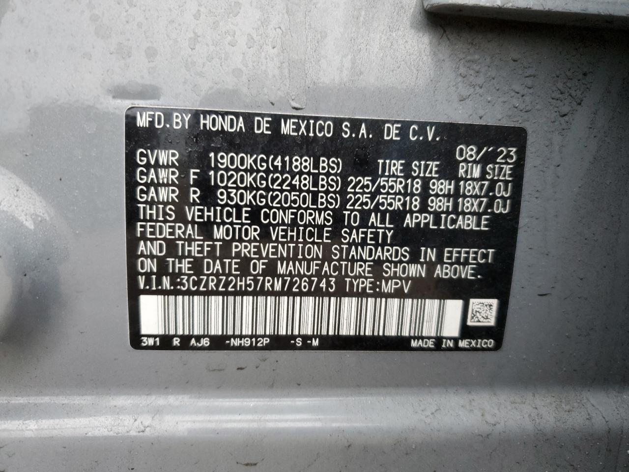 2024 Honda HR-V - Image 13