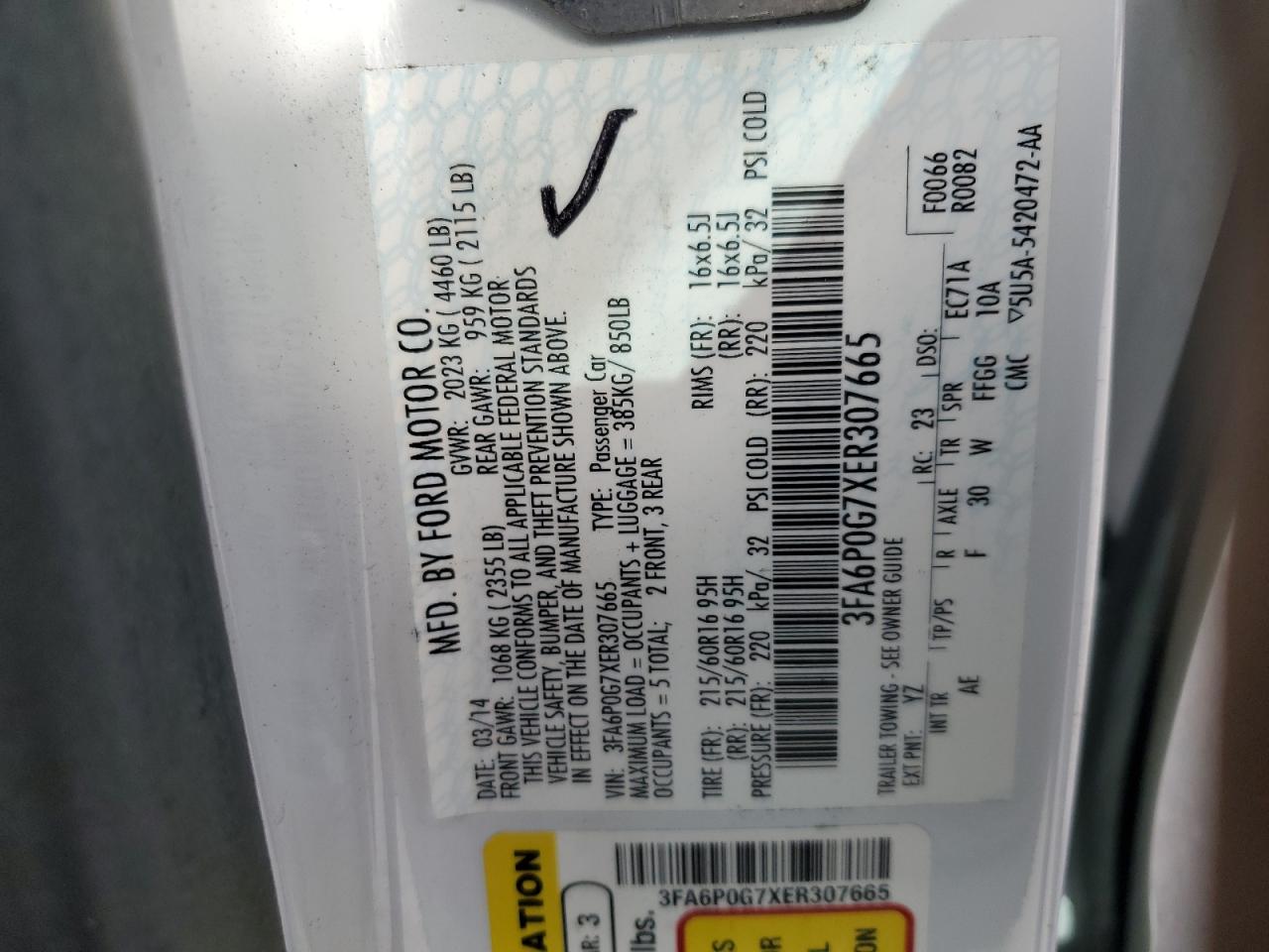 2014 Ford Fusion - Image 12