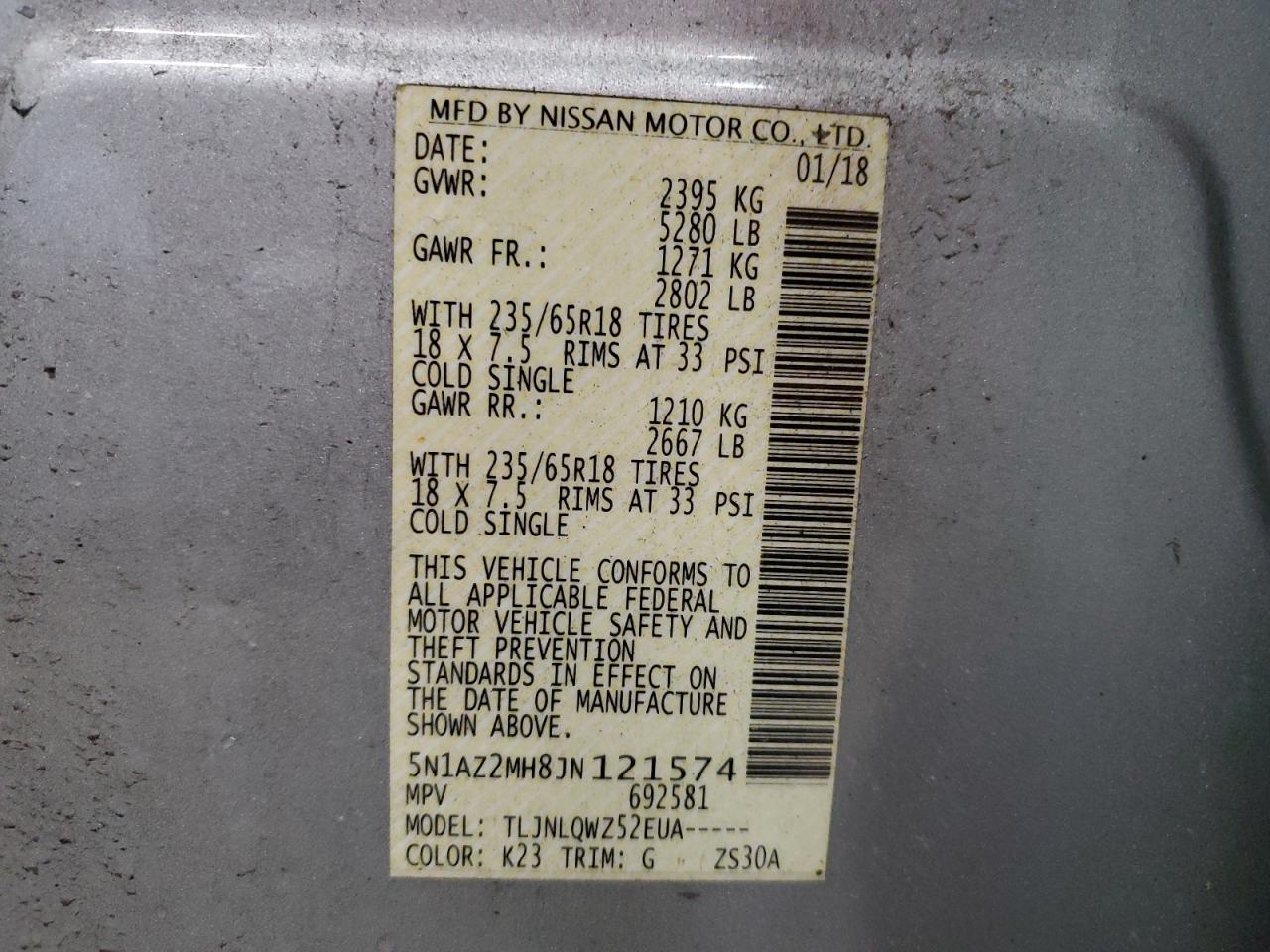 2018 Nissan Murano - Image 13