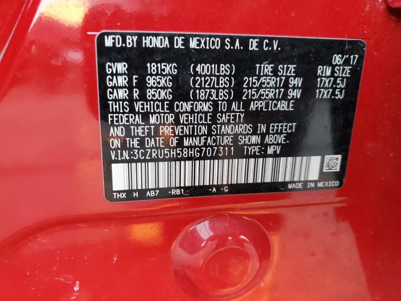 2017 Honda HR-V - Image 12