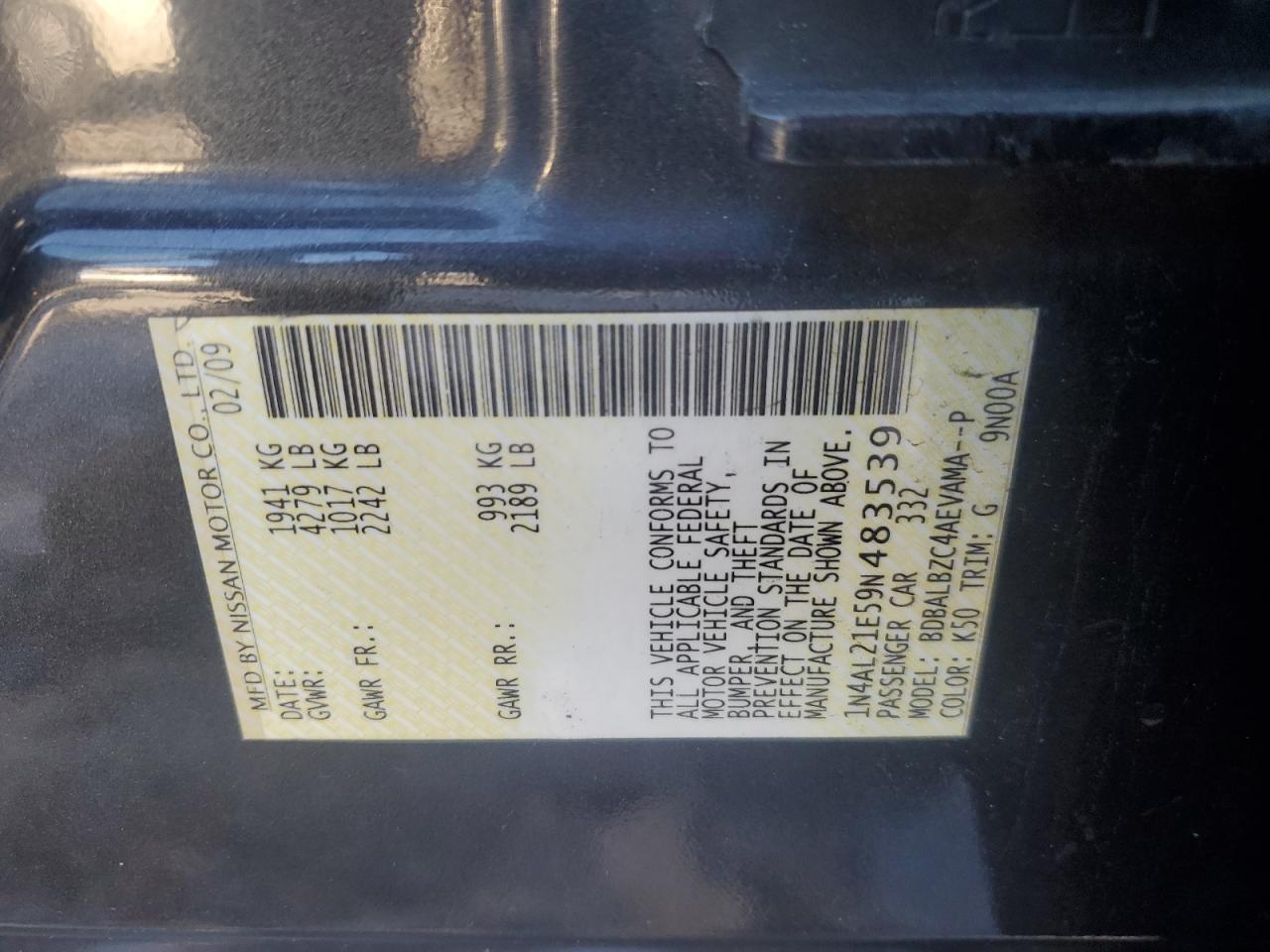 2009 Nissan Altima - Image 12
