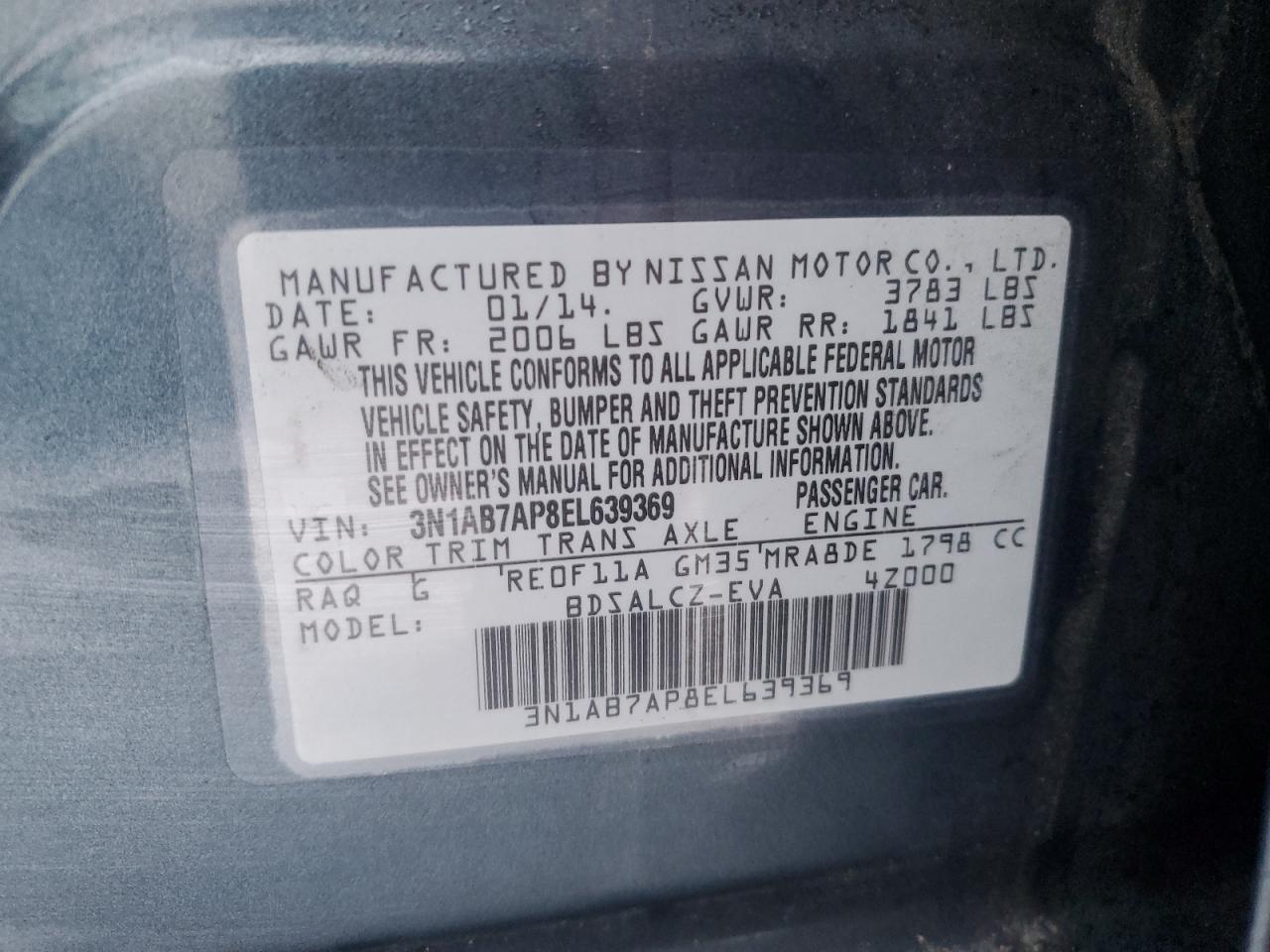 2014 Nissan Sentra - Image 12