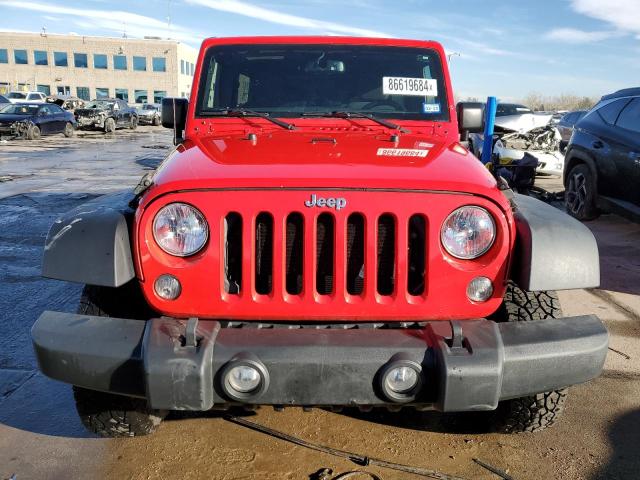  JEEP WRANGLER 2017 Красный