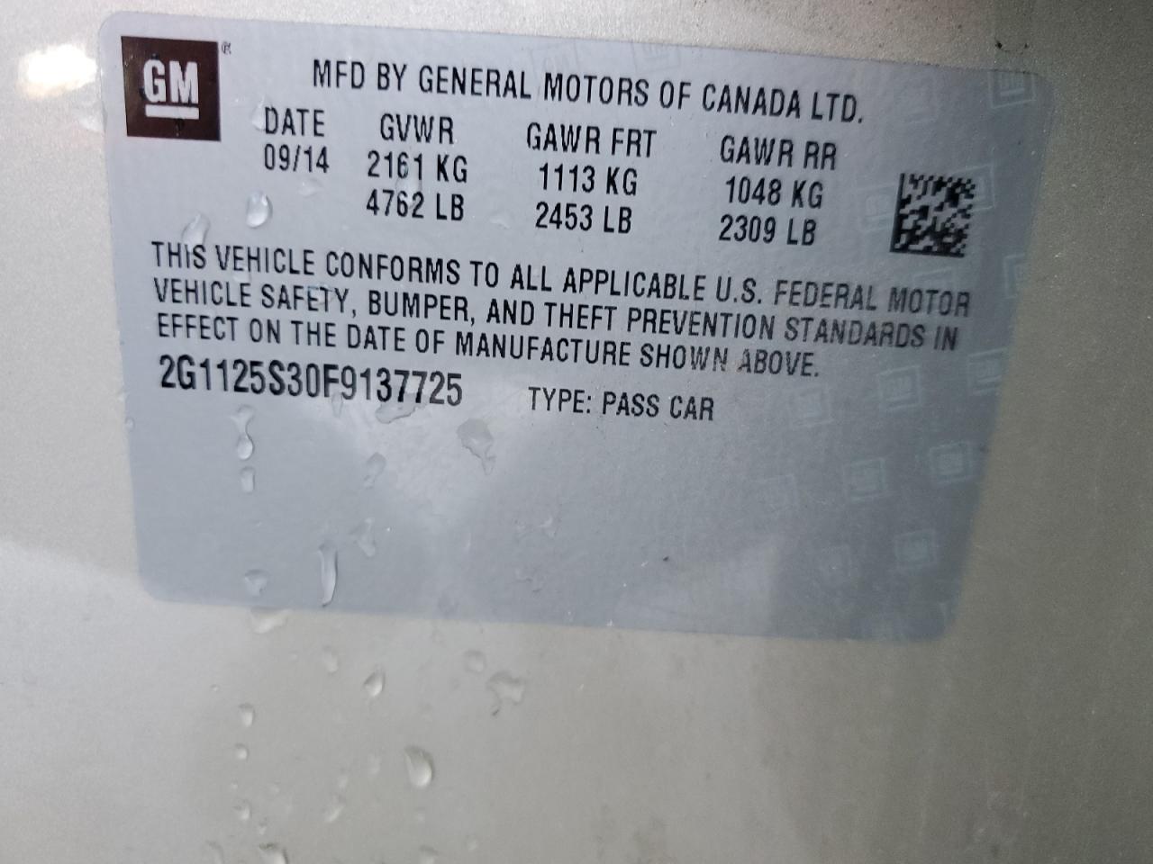 2015 Chevrolet Impala - Image 12