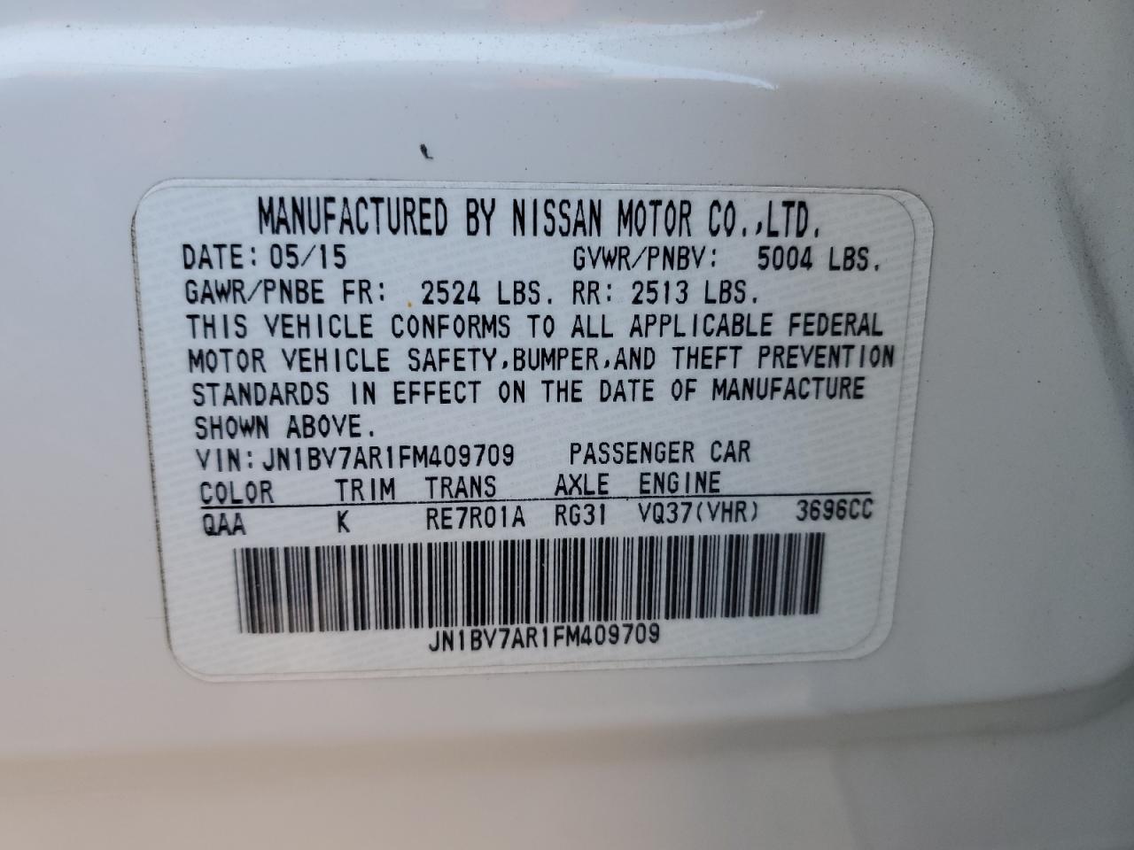 2015 Infiniti Q50 - Image 14
