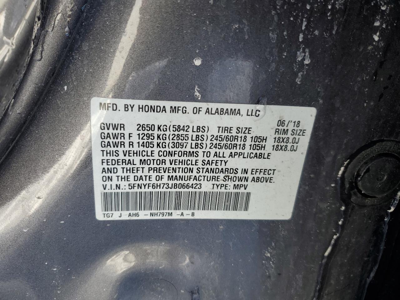 2018 Honda Pilot - Image 13