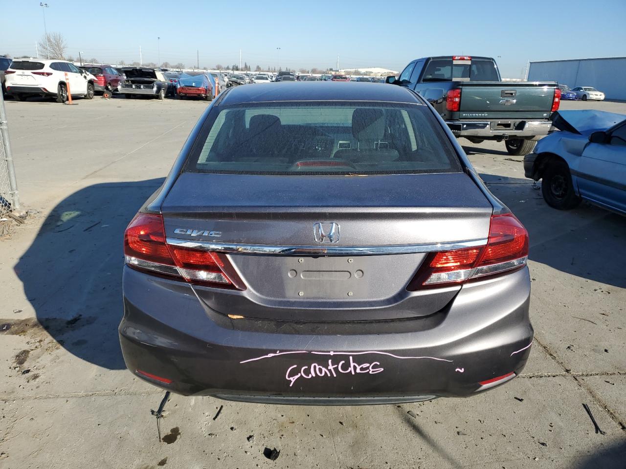 VIN 19XFB2F58EE275794 2014 HONDA CIVIC no.6