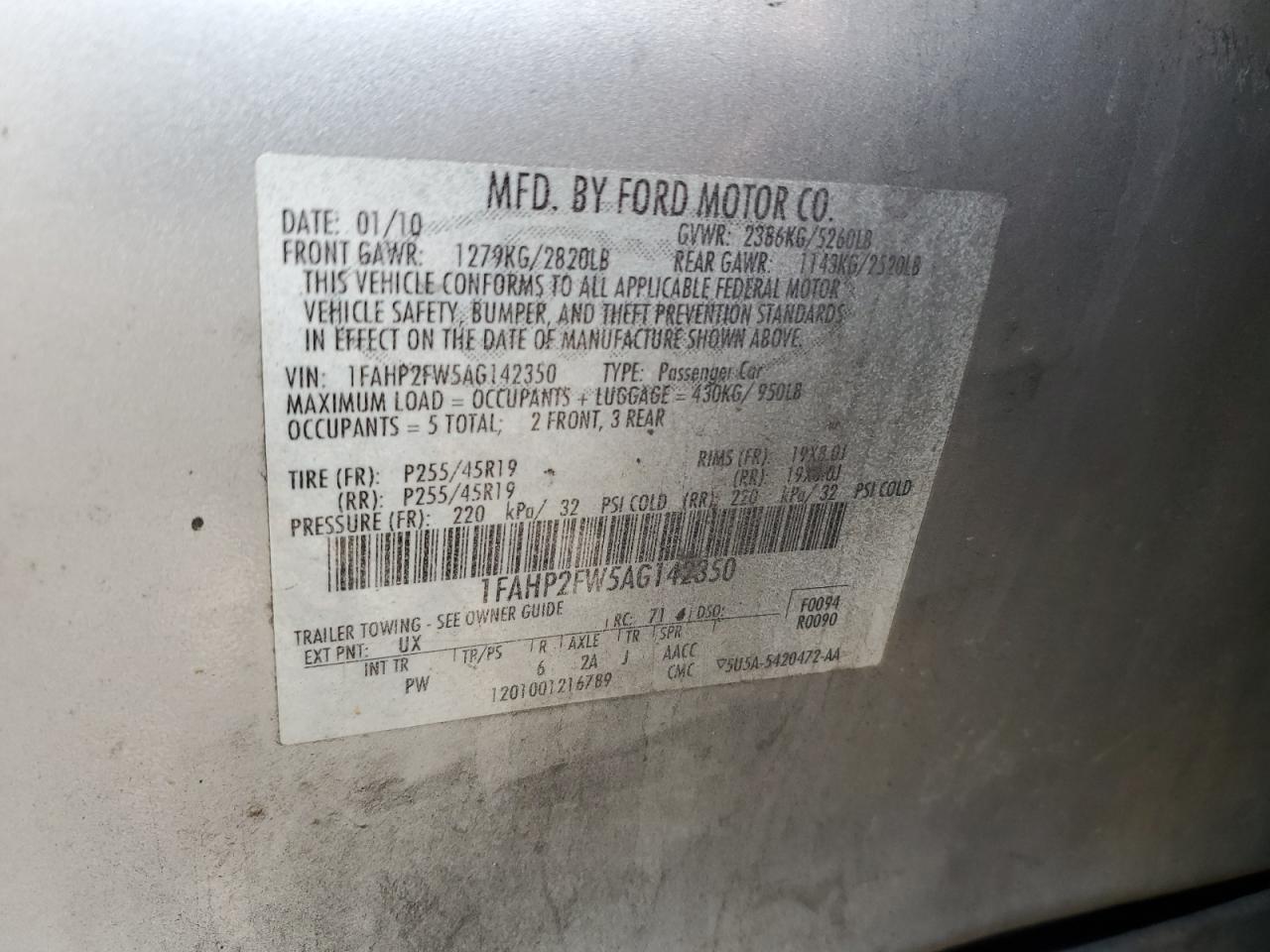 2010 Ford Taurus - Image 14