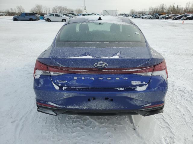  HYUNDAI ELANTRA 2021 Синий