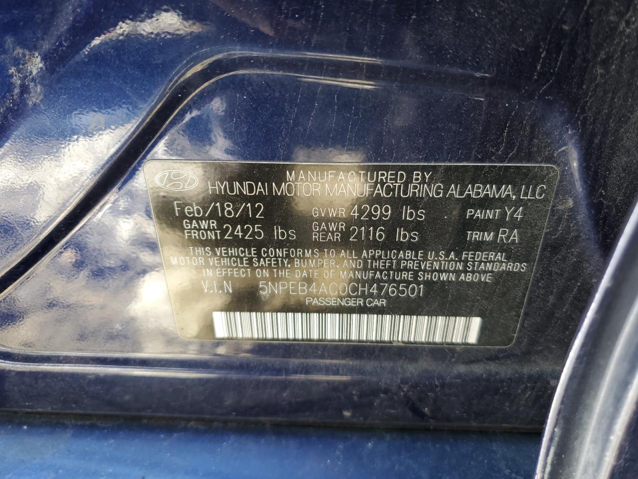 2012 Hyundai Sonata - Image 12