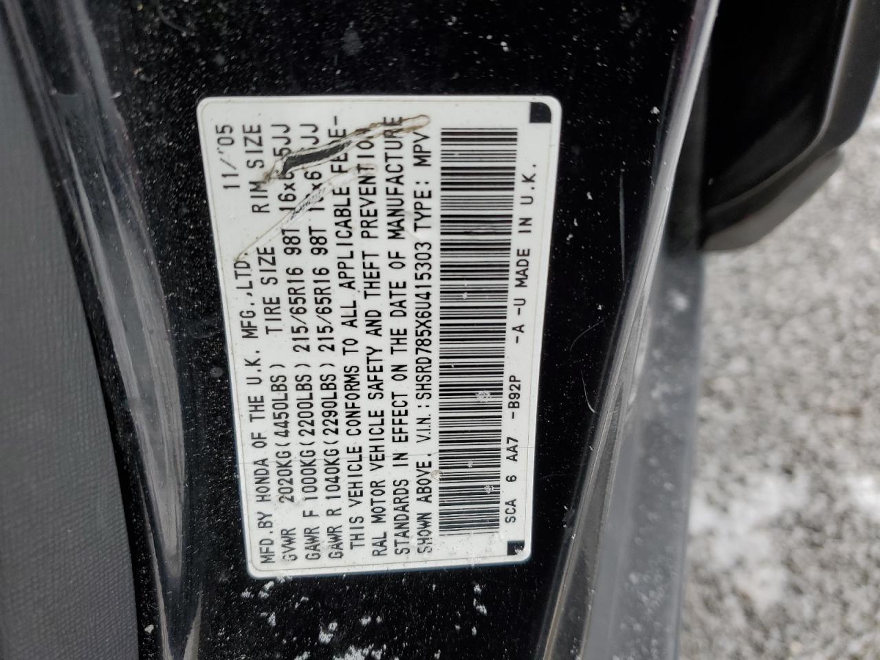2006 Honda CR-V - Image 13