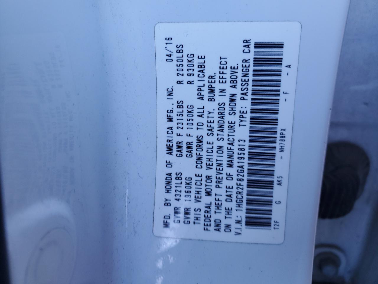 2016 Honda Accord - Image 15