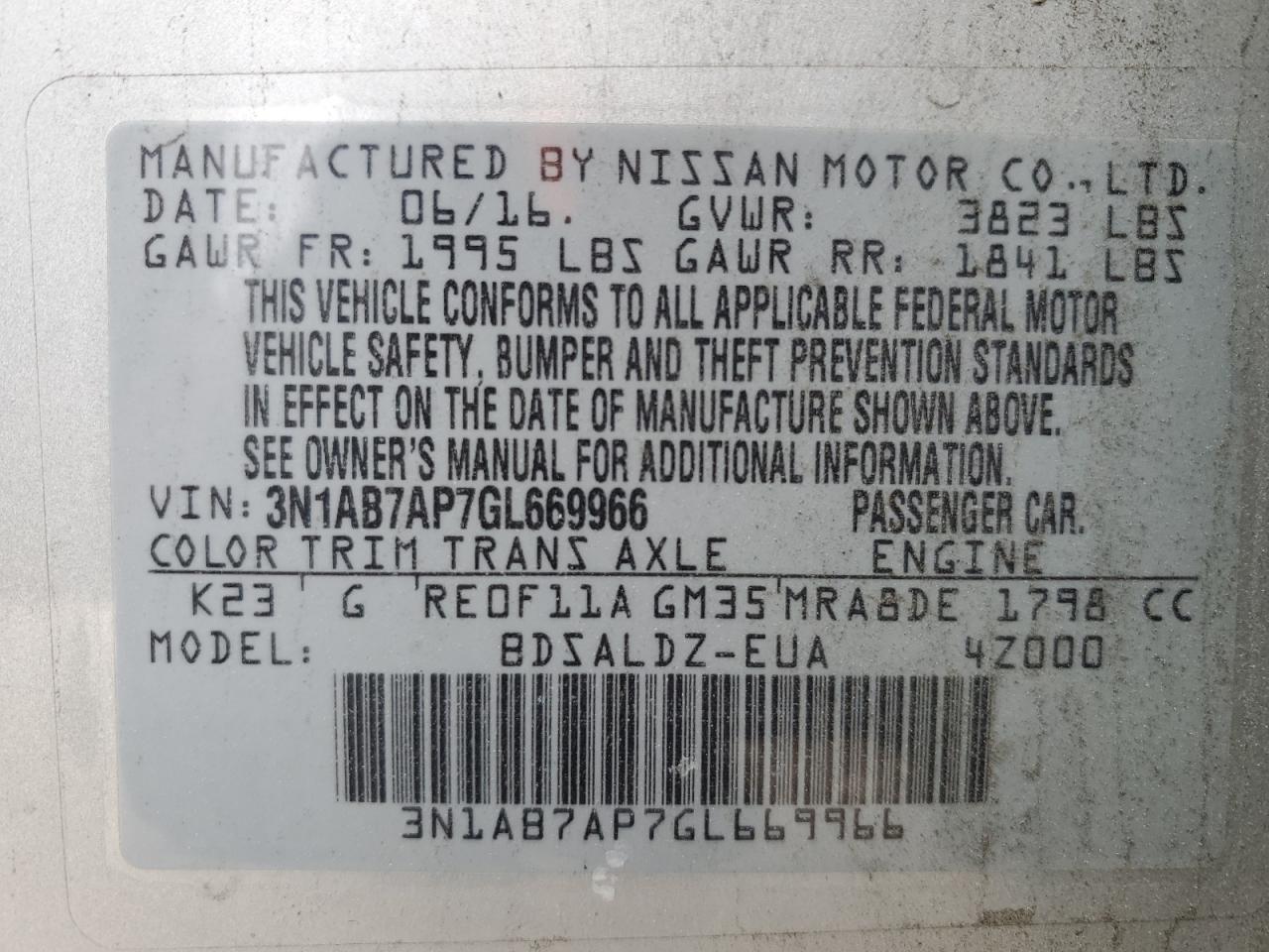 2016 Nissan Sentra - Image 14