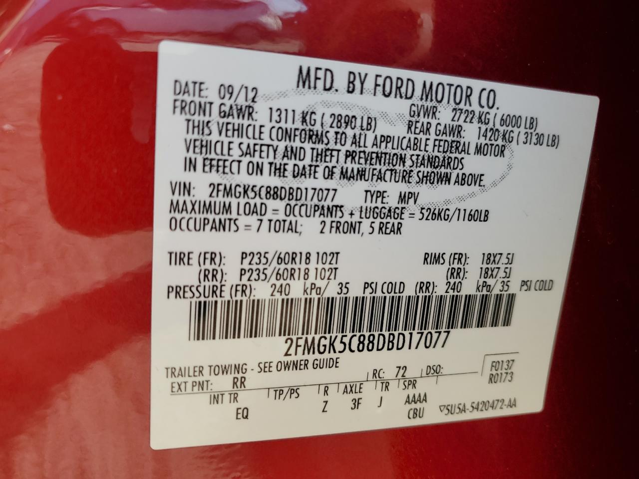 2013 Ford Flex - Image 14