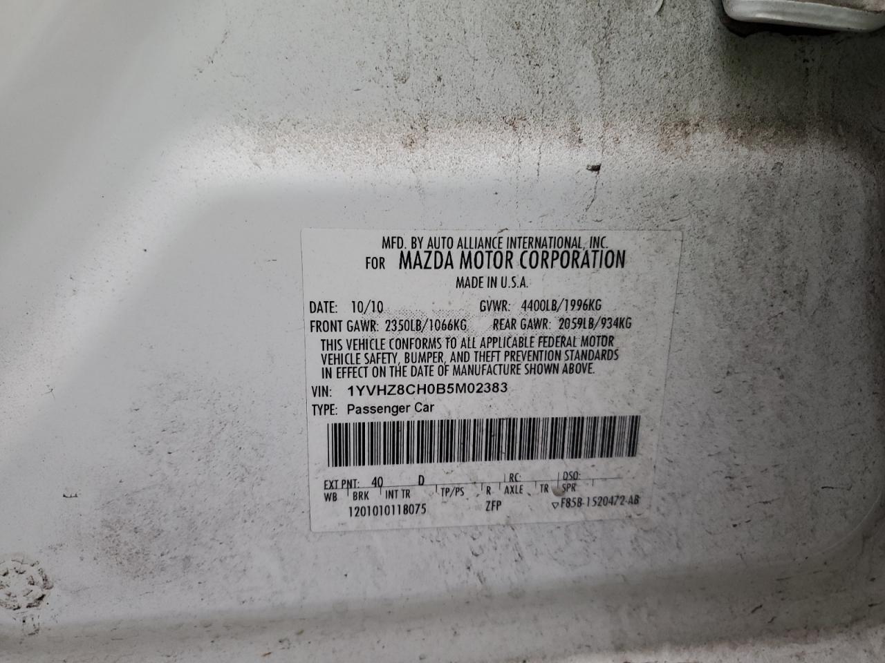 2011 Mazda 6 - Image 14