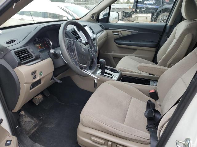  HONDA PILOT 2016 Белы