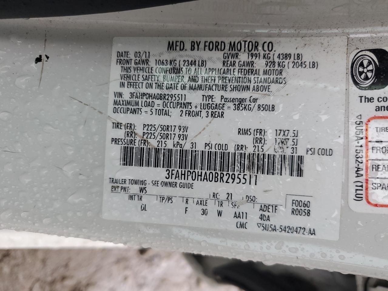 2011 Ford Fusion - Image 12