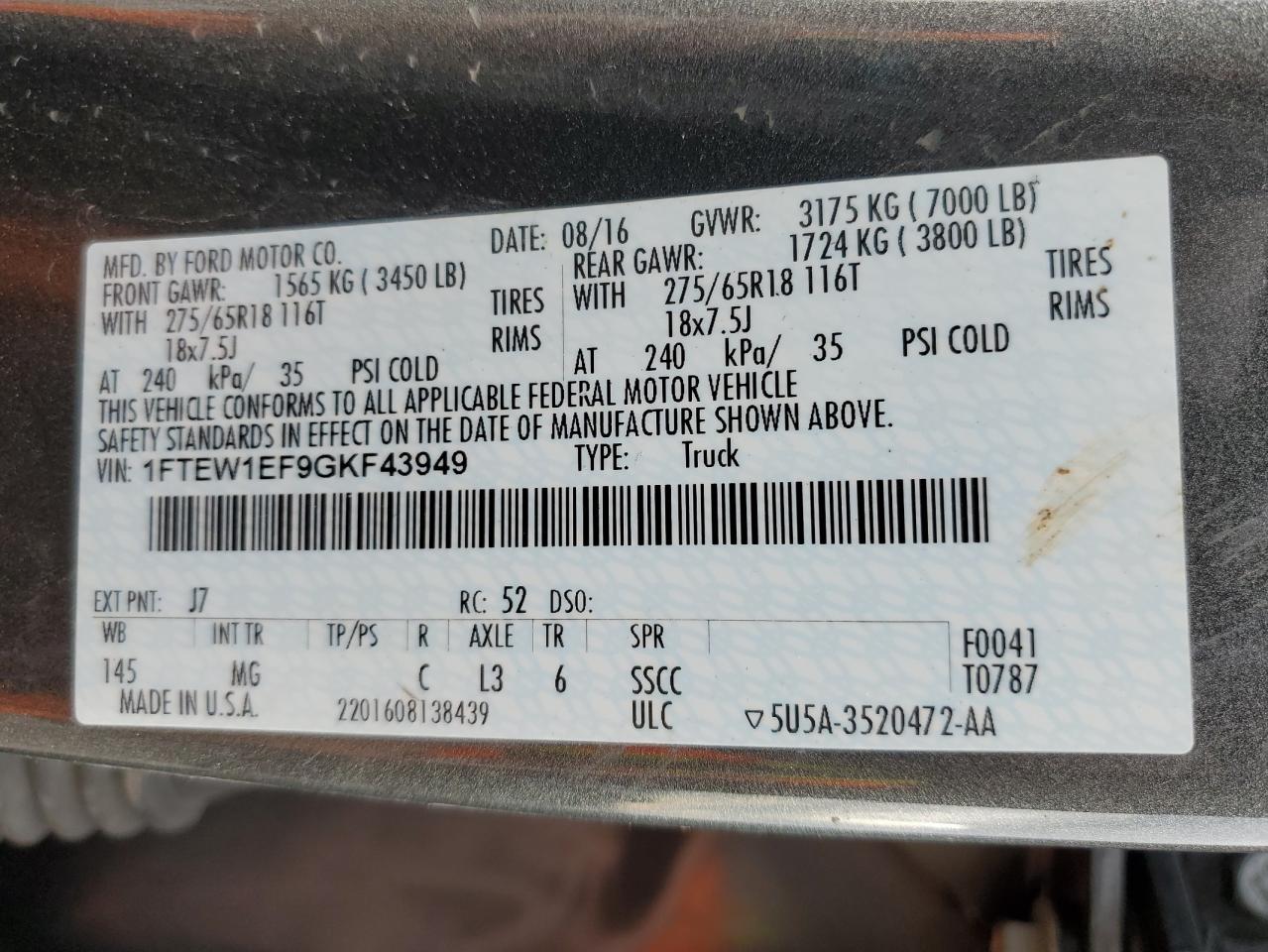 2016 Ford F-150 - Image 13