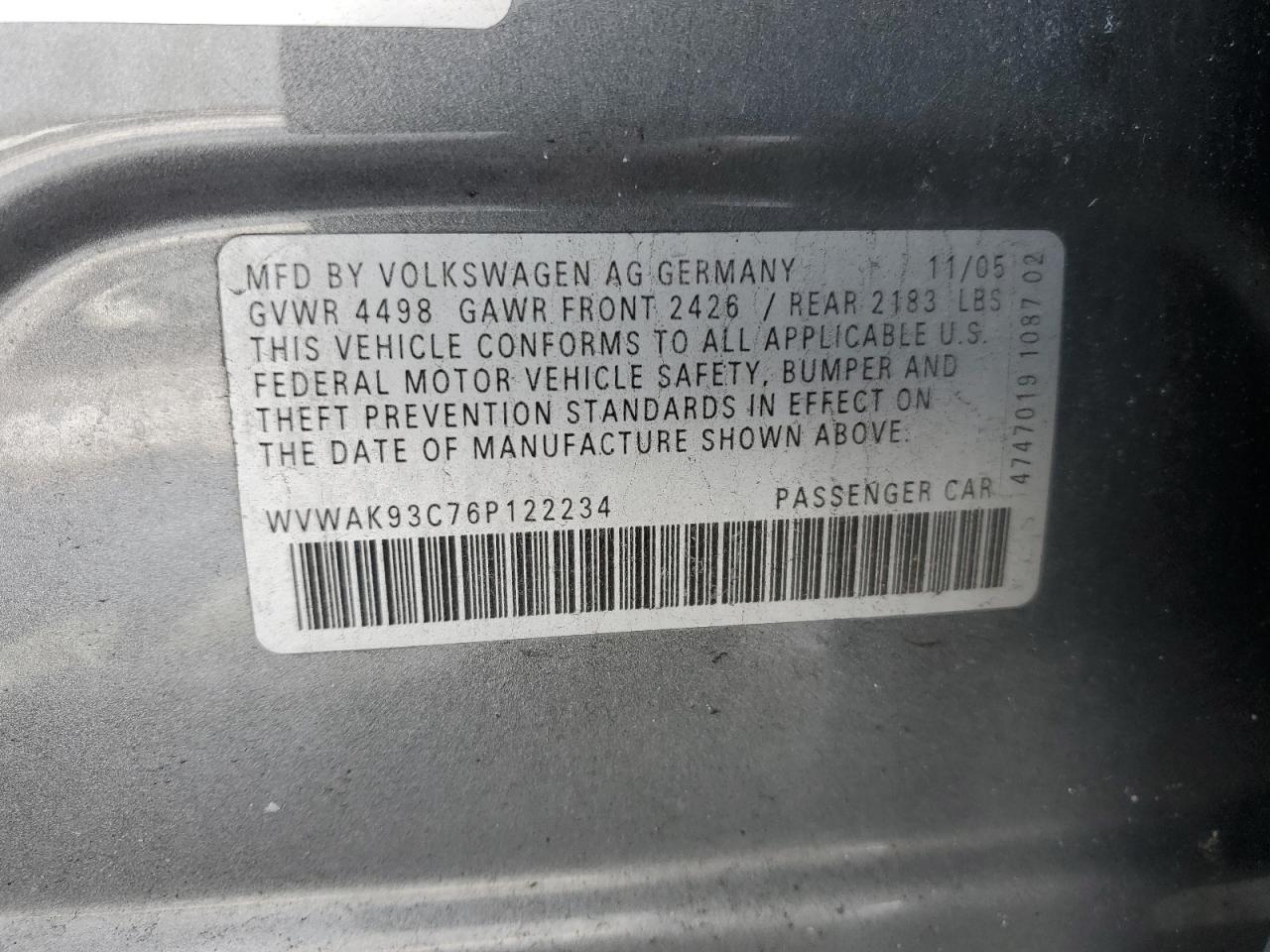 2006 Volkswagen Passat - Image 14