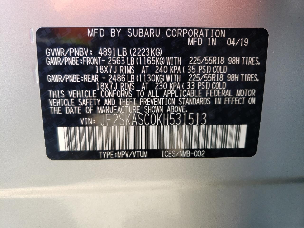 2019 Subaru Forester - Image 13