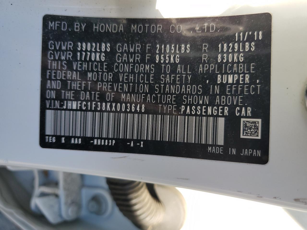 2019 Honda Civic - Image 14