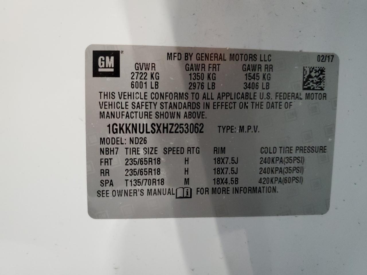 2017 GMC Acadia - Image 13