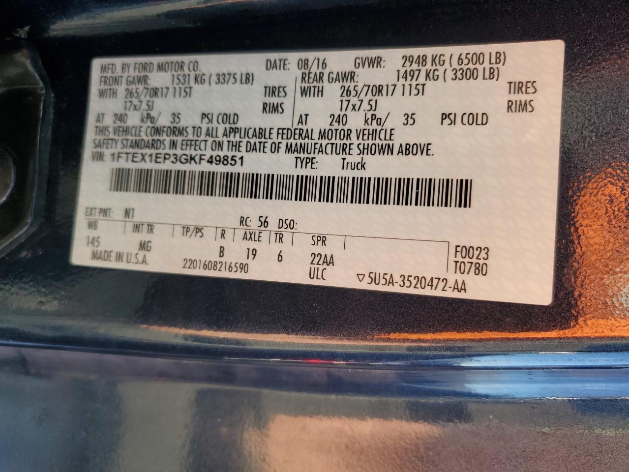 2016 Ford F-150 - Image 12