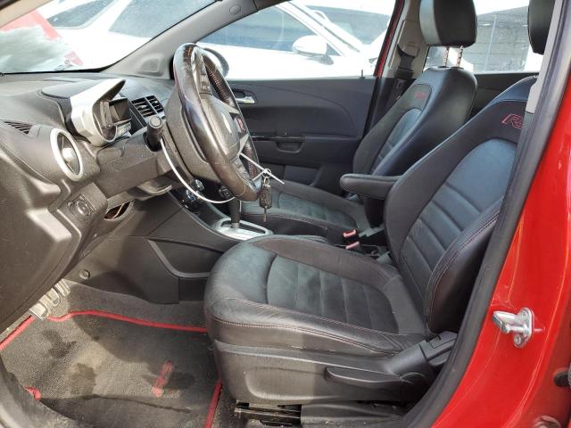  CHEVROLET SONIC 2013 Червоний