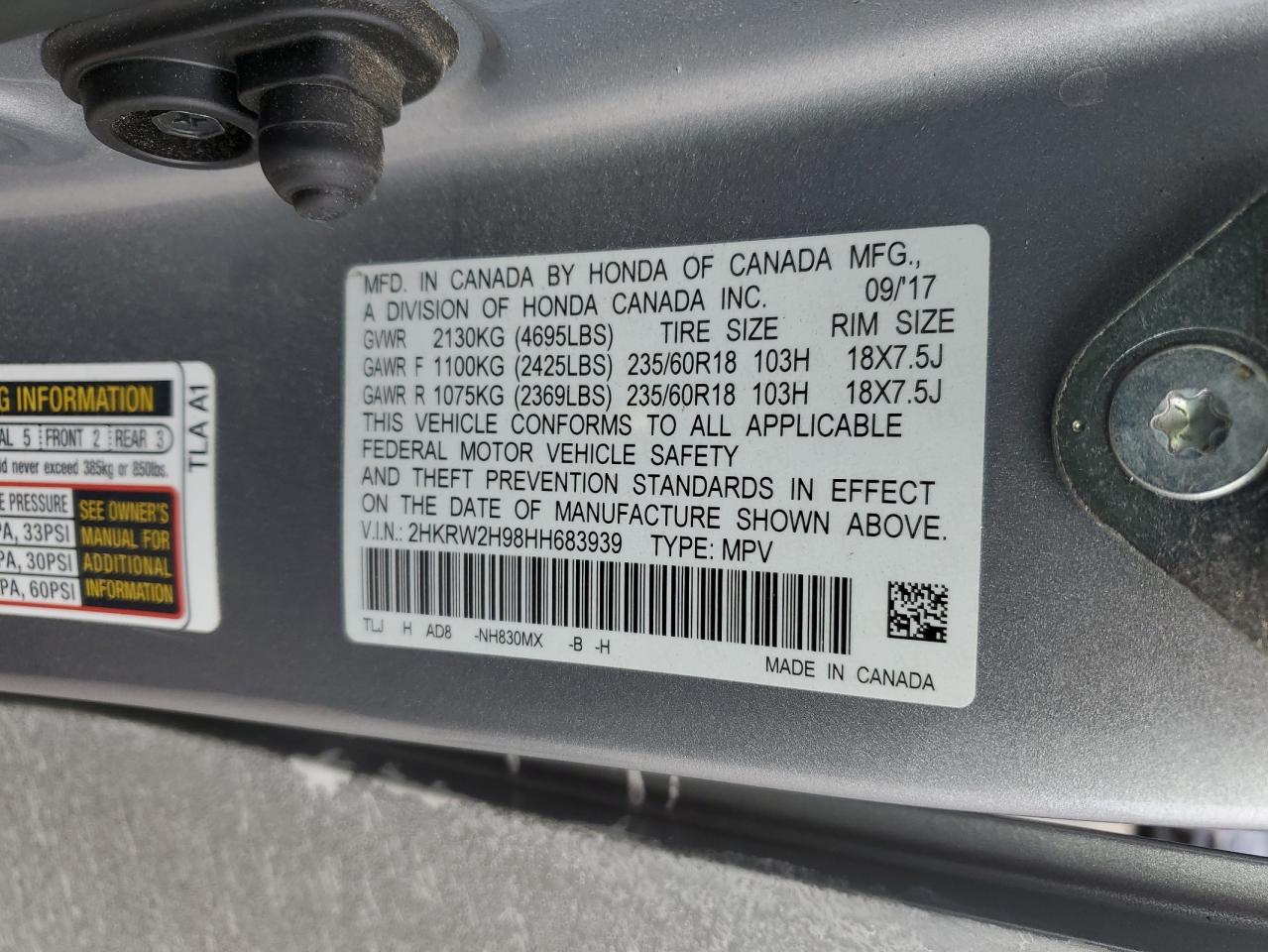 2017 Honda CR-V - Image 16