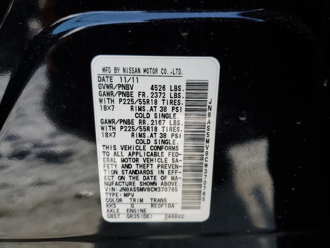2012 Nissan Rogue - Image 13