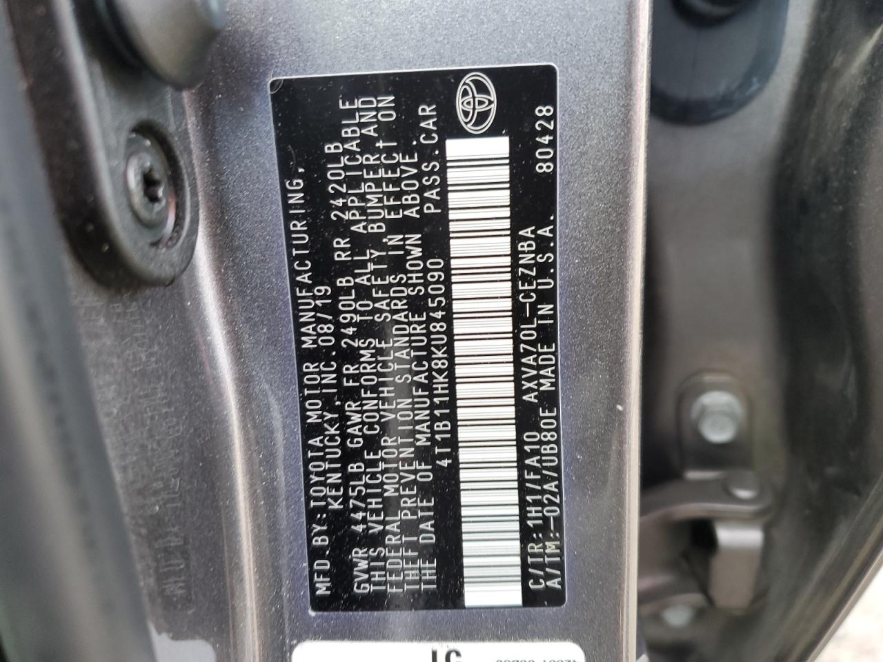 2019 Toyota Camry - Image 13
