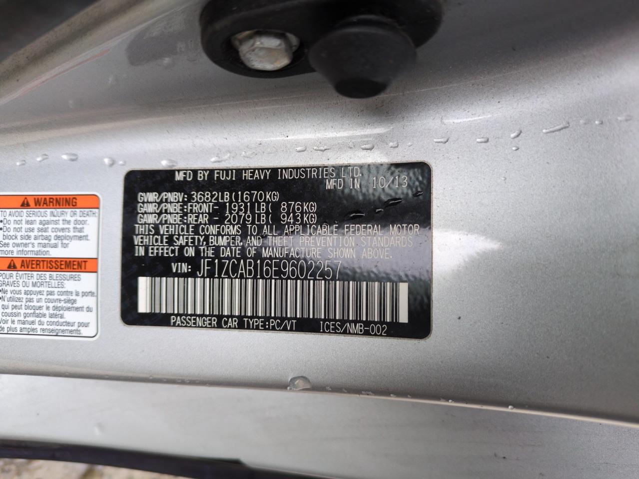 2014 Subaru BRZ - Image 13