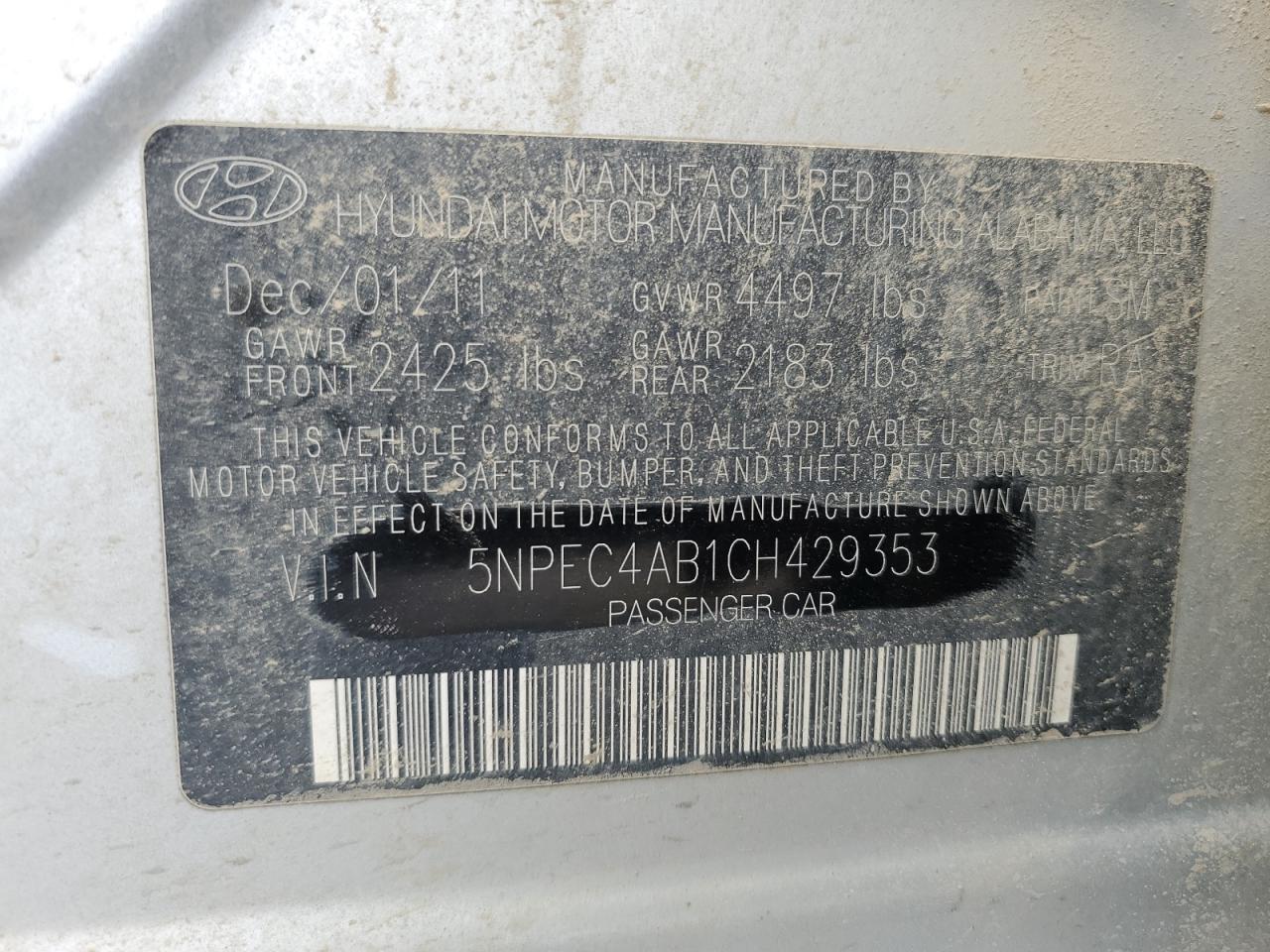 2012 Hyundai Sonata - Image 12
