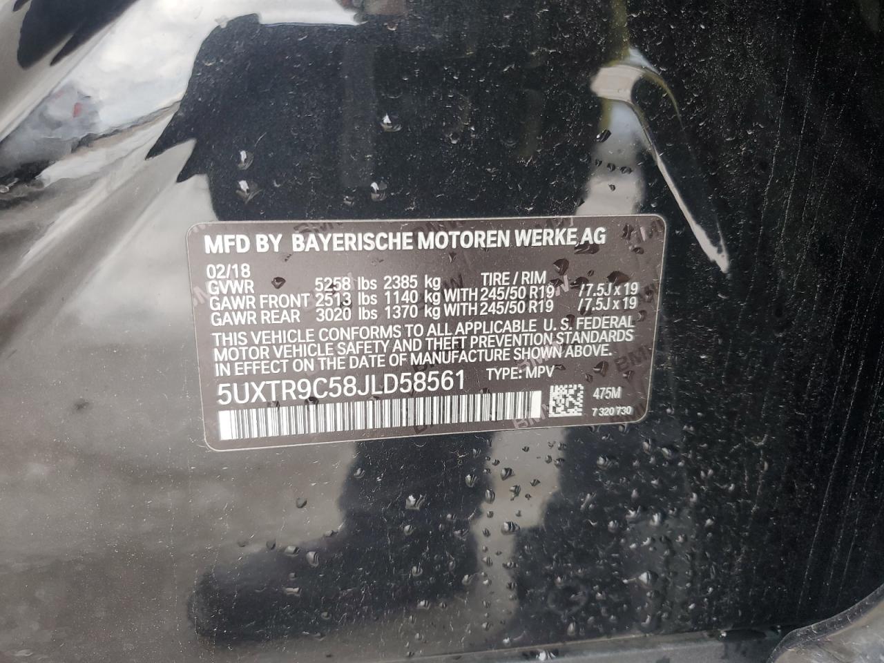 2018 BMW X3 - Image 12