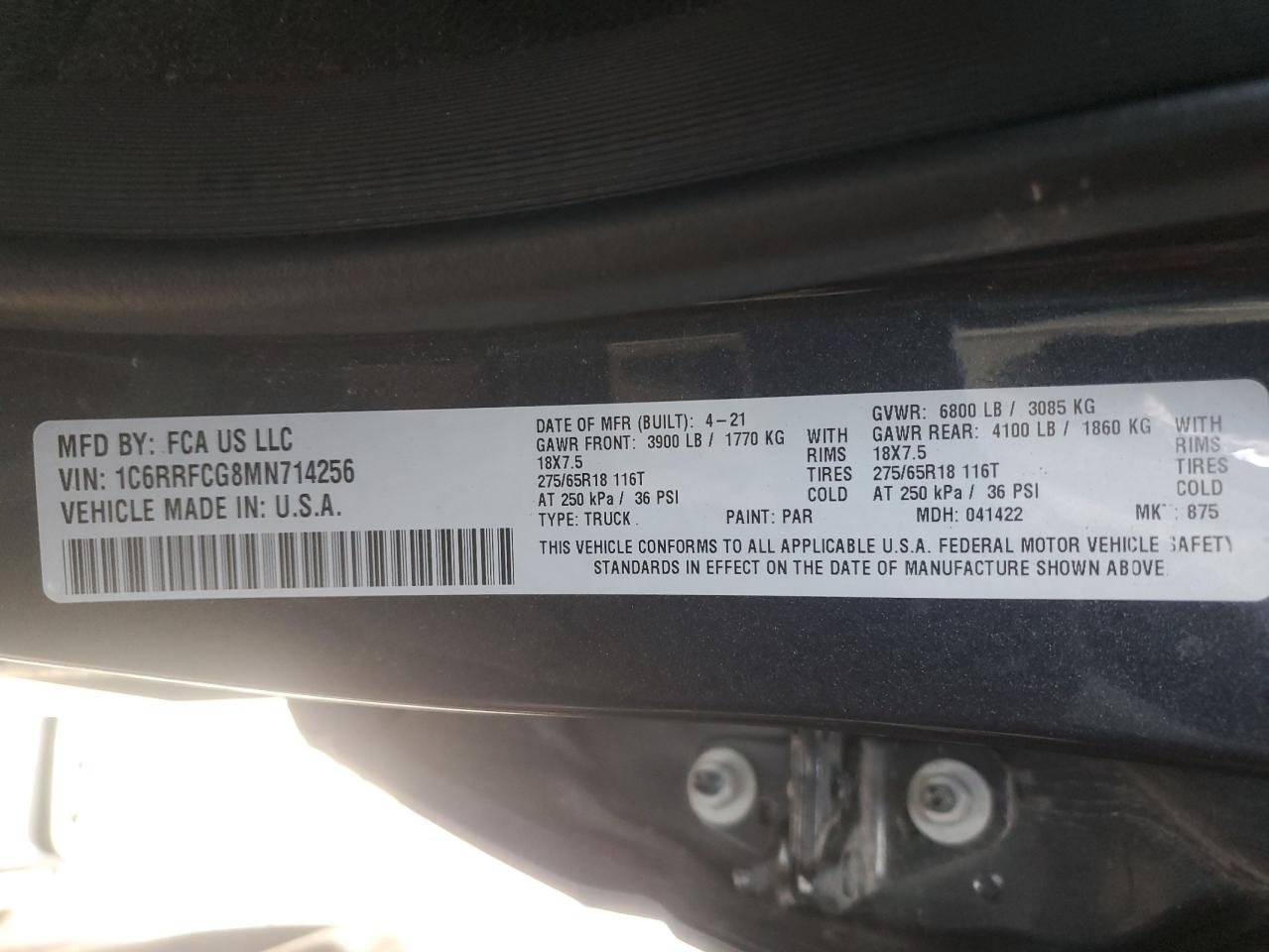 2021 RAM 1500 - Image 12