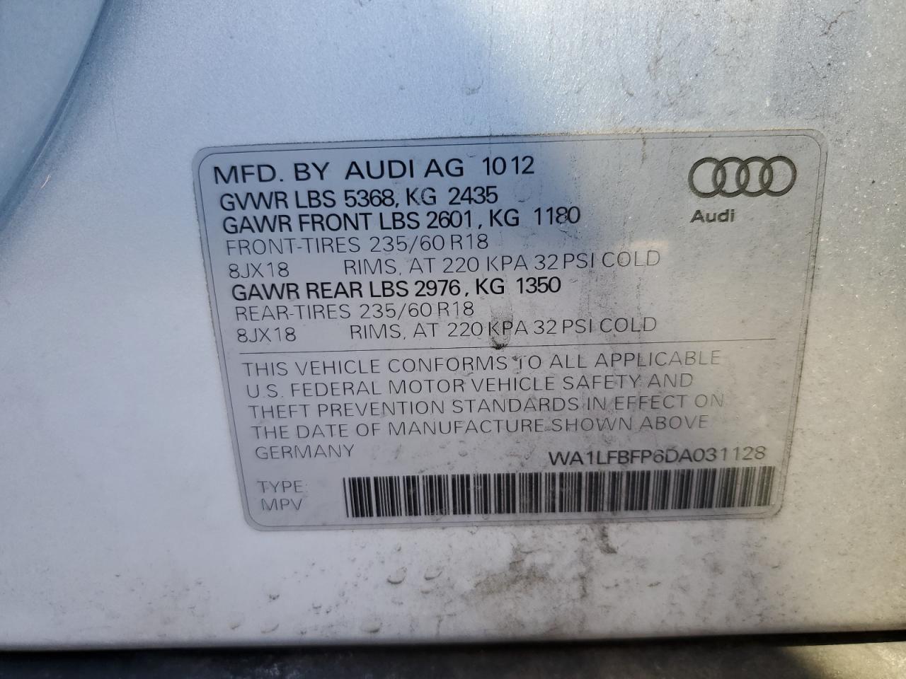 2013 Audi Q5 - Image 13
