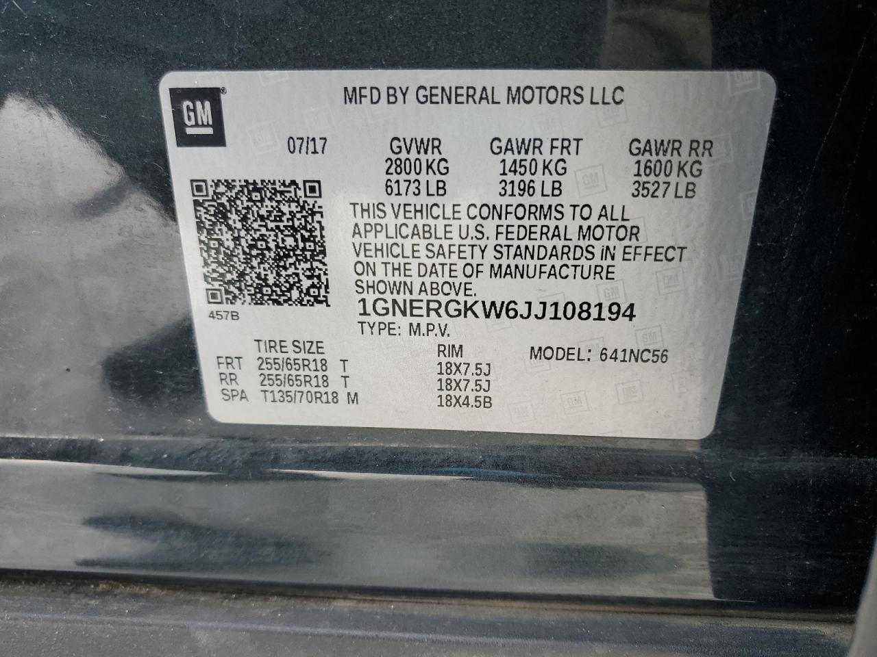 2018 Chevrolet Traverse - Image 14