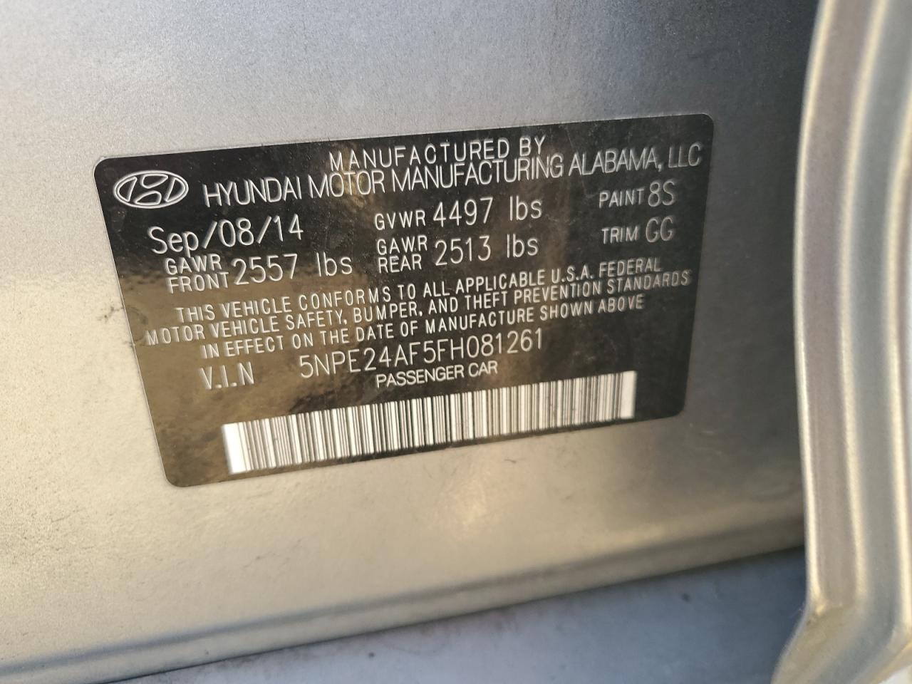 2015 Hyundai Sonata - Image 12