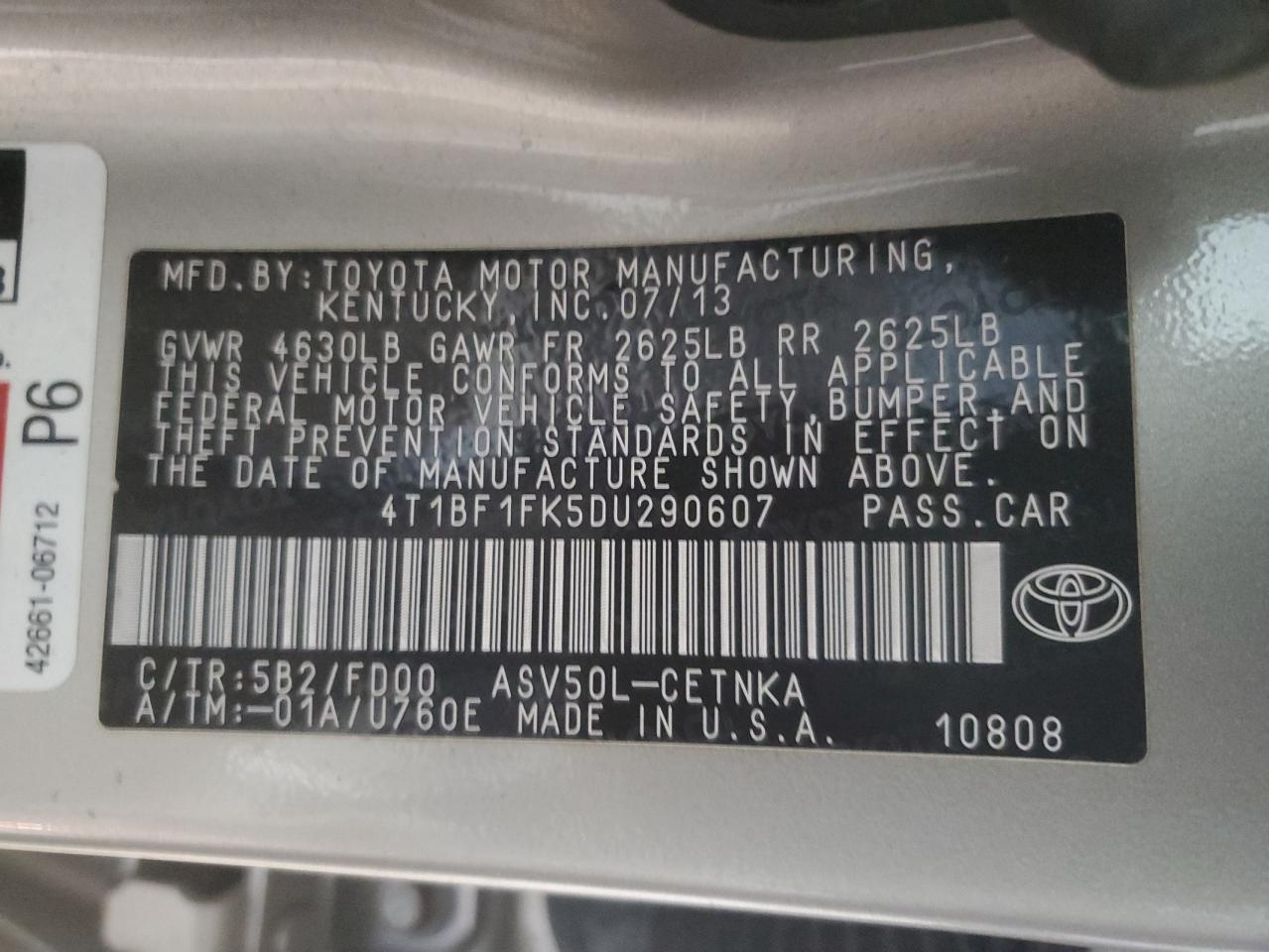 2013 Toyota Camry - Image 13